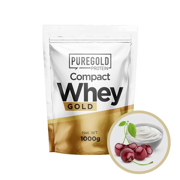 Pure Gold Protein Compact Whey Gold Cherry Yoghurt 1000г 2022-09-1038 фото