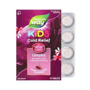 Nature's Way Umcka Coldcare Cherry Kids 10 chew tabs 2022-10-1112 фото