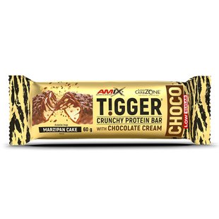 Amix Tigger Zero Choco Protein Bar Марципановий Торт 60г 1-2022-10-0218 фото