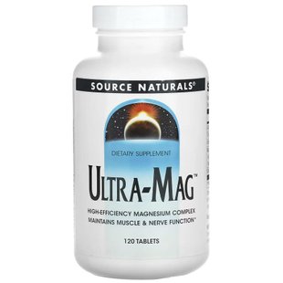 Source Naturals Ultra-Mag Magnesium Complex 120 tabs 2022-10-1304 фото