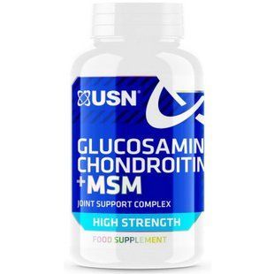 USN Glucosamine Chondroitin MSM 90 tablets 21986-01 фото