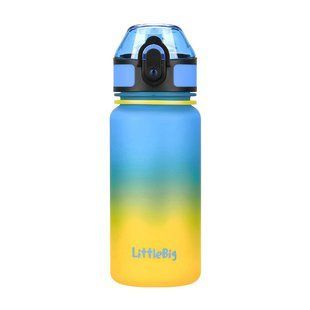UZSPACE Littlebig Waterbottle 3020 350 ml yellow-blue 23408-01 фото