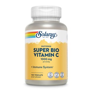 Solary Super Bio Vitamin C 1000 mg 100 vcaps 2023-10-2391 фото