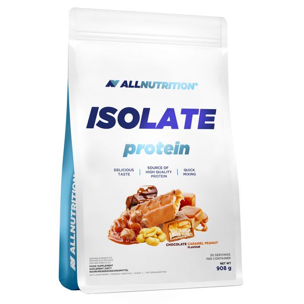 AllNutrition Isolate Protein Шоколад Карамель Арахіс 908г 2022-10-3039 фото