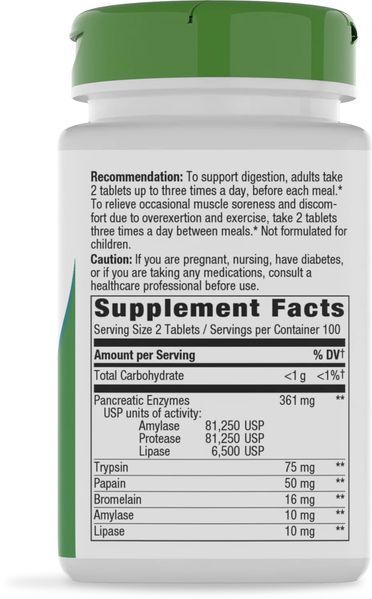 Nature's Way Mega-Zyme 200 tablets 2023-10-6386 фото