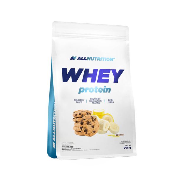 AllNutrition Whey Protein Бананове Печиво 908г 100-25-8596995-20 фото