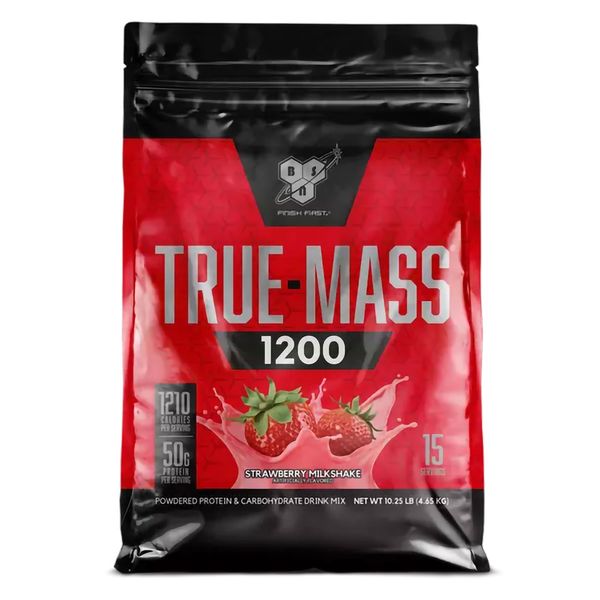 BSN True-Mass 1200 Полуничний Молочний Коктейль 4,65кг 02987-02 фото