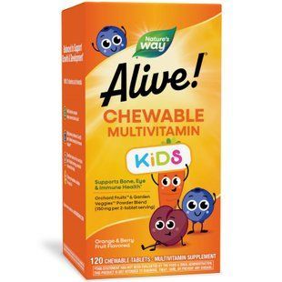Nature's Way Alive Kids Chewable Multivitamin 120 tablets 2022-10-0601 фото