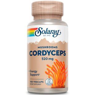 Solaray Cordyceps Mushroom 520 mg 100 capsules 22932-01 фото