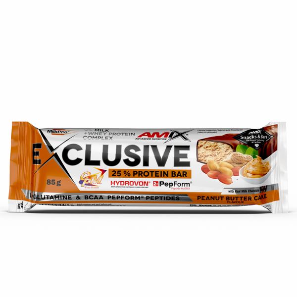 Amix Exclusive Protein Bar Арахісовий Торт 85г 21957-09 фото