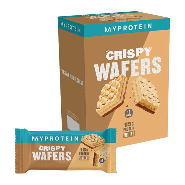 Myprotein Crispy Wafers Ваніль 10x42г 2022-10-0188 фото