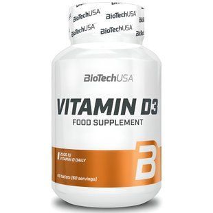 BioTechUSA Vitamin D3 60 tabs 03180-01 фото
