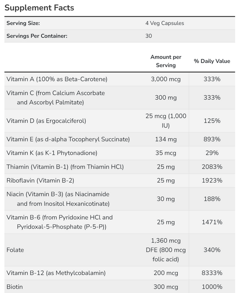 NOW Eve Women's Multiple Vitamin Veg 120 caps 100-26-5816104-20 фото