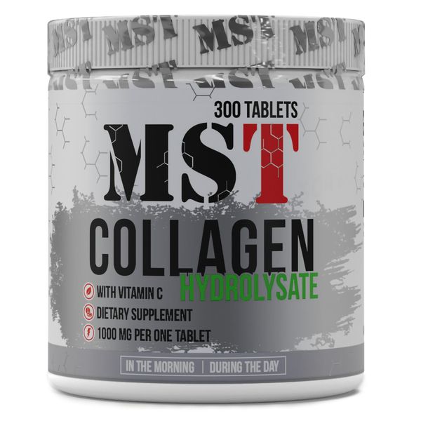 MST Collagen Hydrolysate + Vitamin C 300 tabs 19143-01 фото