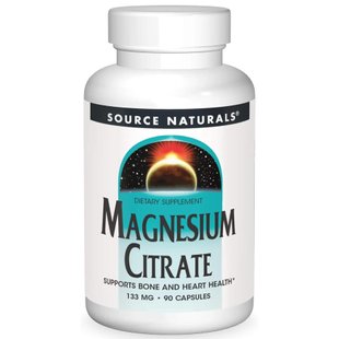 Source Naturals Magnesium Citrate 90 caps 2022-10-1451 фото