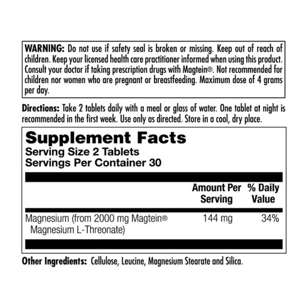 KAL Think Magnesium 2000 mg 60 tablets 2022-10-1766 фото