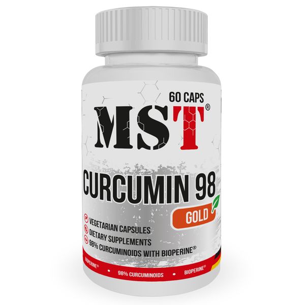 MST Curcumin 98 Gold 60 caps 22142-01 фото