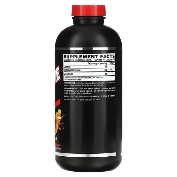 Nutrex Research Liquid L-Carnitine 3000 Апельсин Манго 480мл 2022-09-9942 фото