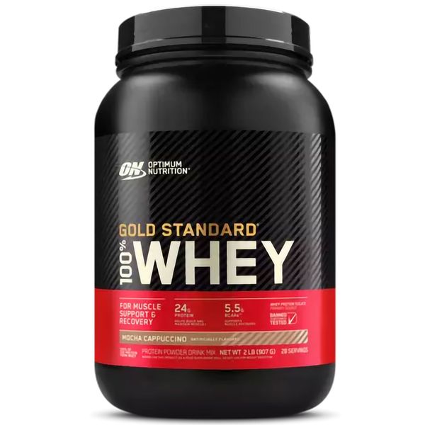 Optimum Nutrition 100% Whey Gold Standard Мокко Капучіно 908г 00114-02 фото