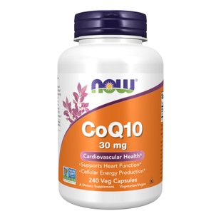 NOW CoQ10 30 mg 240 vcaps 2022-10-2624 фото