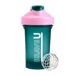 Brave U Shaker With Metal Ball (400 ml green) 24467-01 фото