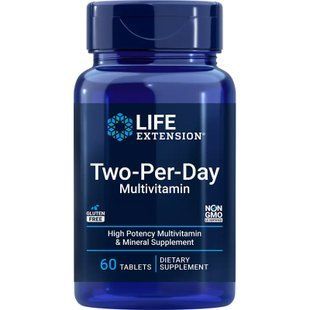 Life Extension Two-Per-Day Multivitamin 60 tablets 2022-10-1970 фото