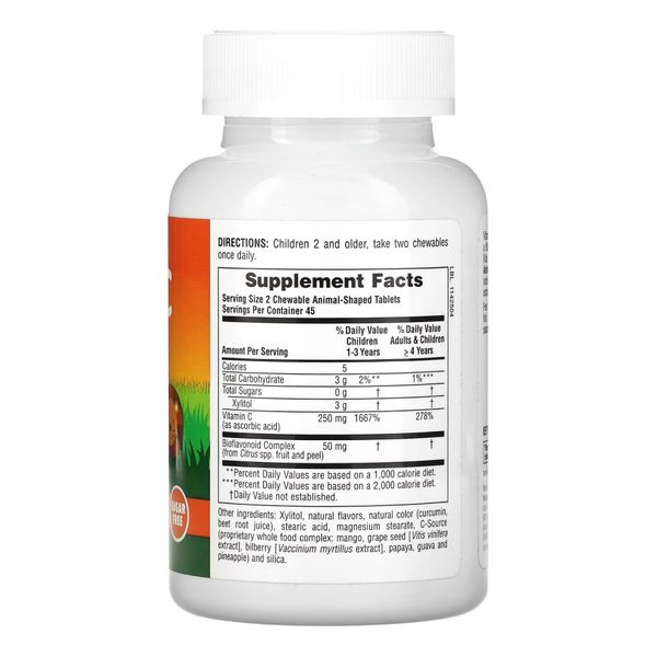 NaturesPlus Sugarfree Vit C Chewable 90 tabs 2022-10-2844 фото