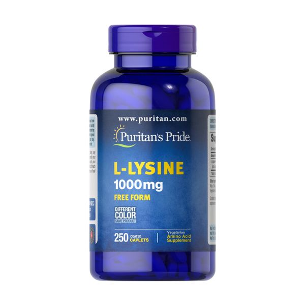 Puritan's Pride L-Lysine 1000 mg 250 caps 2023-10-2475 фото