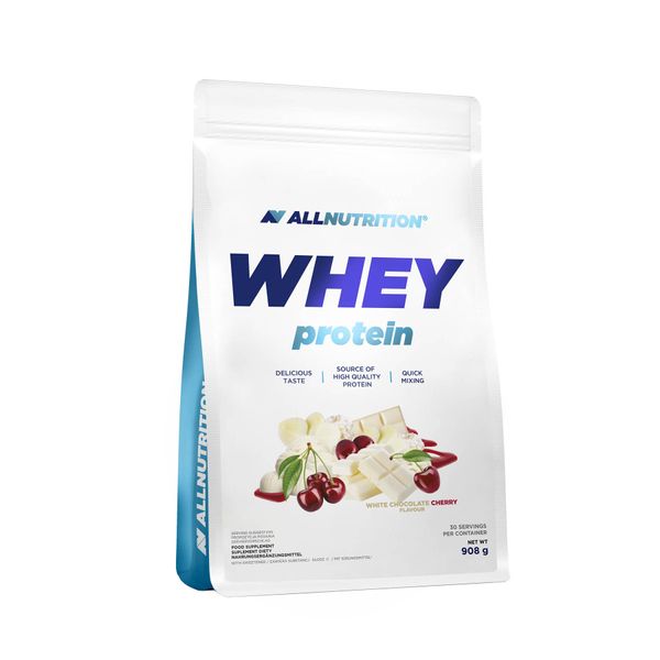 AllNutrition Whey Protein Білий Шоколад-Вишня 908г 100-96-4710406-20 фото