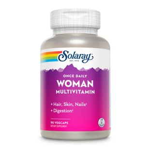 Solary Once Daily Woman Multi-Vitamin 90 vcaps 2023-10-2419 фото