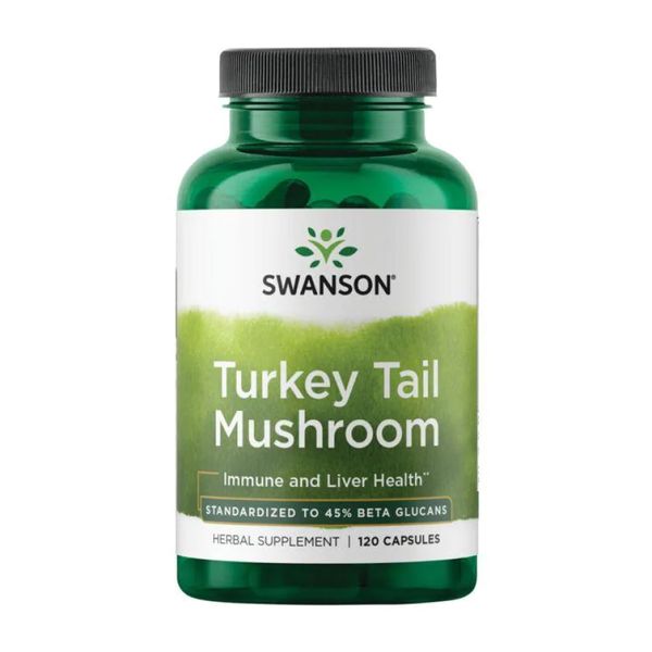 Swanson Turkey Tail Mushroom 500 mg 120 caps 2023-10-2310 фото