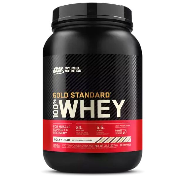 Optimum Nutrition 100% Whey Gold Standard Рокі-Роуд 909г 00114-10 фото