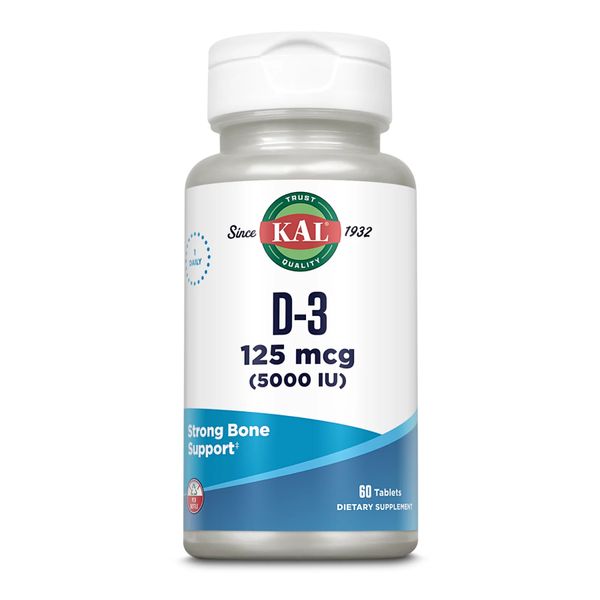 KAL D3 125 mcg 60 tablets 2022-10-1770 фото