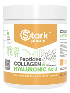 Stark Collagen Peptides & Hyaluronic Acid Зелене Яблуко 225г x2022-10-1514 фото