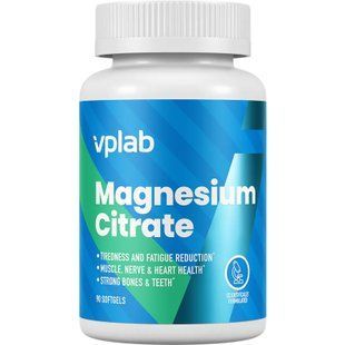 VPLab Magnesium Citrate 90 softgels 2022-10-0496 фото