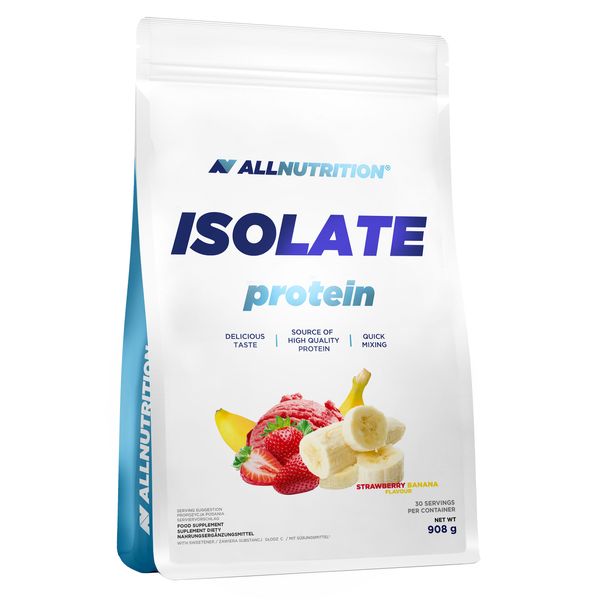 AllNutrition Isolate Protein Банан-Полуниця 908г 100-58-8175243-20 фото