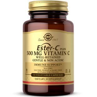 Solgar Ester-C&reg; Plus 500 mg (Ester-C&reg; Ascorbate Complex) 50 vcaps 18017-01 фото
