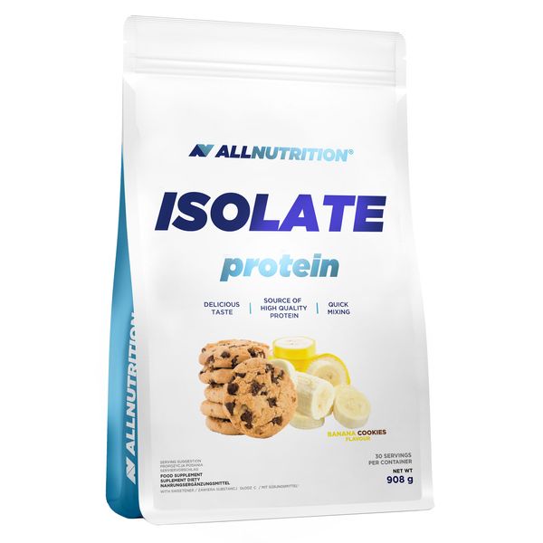 AllNutrition Isolate Protein Бананове Печиво 908г 100-98-8411367-20 фото