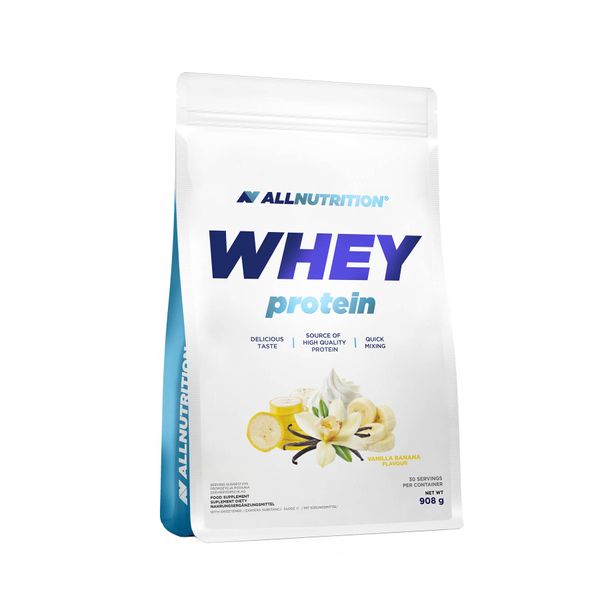 AllNutrition Whey Protein Ваніль-Банан 908г 100-24-2277265-20 фото