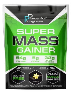 Powerful Progress Super Mass Gainer Ваніль 1кг 08198-01 фото