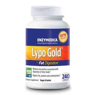 Enzymedica Lypo Gold 240 caps 2022-10-2958 фото