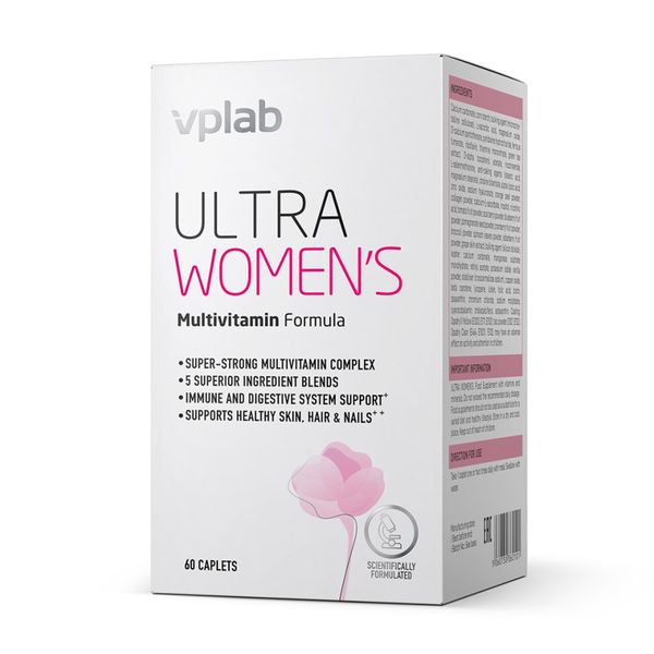 VPLab Ultra Women's Multivitamin Formula 180 caps 2022-10-1448 фото