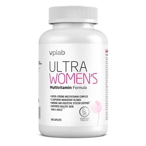 VPLab Ultra Women's Multivitamin Formula 180 caps 2022-10-1448 фото