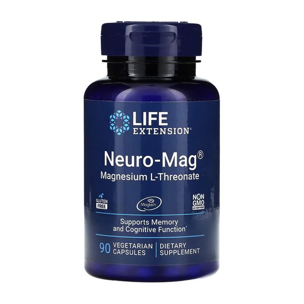 Life Extension Neuro-Mag® Magnesium L-Threonate 90 vcaps 2022-10-1895 фото