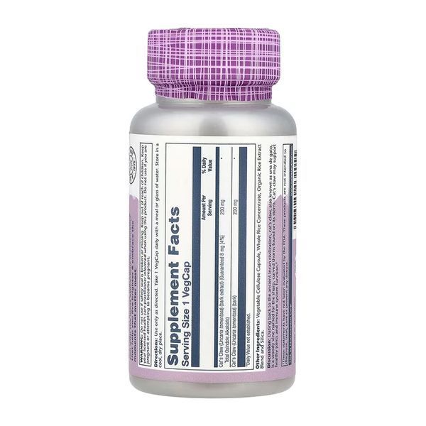 Cat's Claw Bark Extract 200mg - 30 vcaps 2023-10-6733 фото