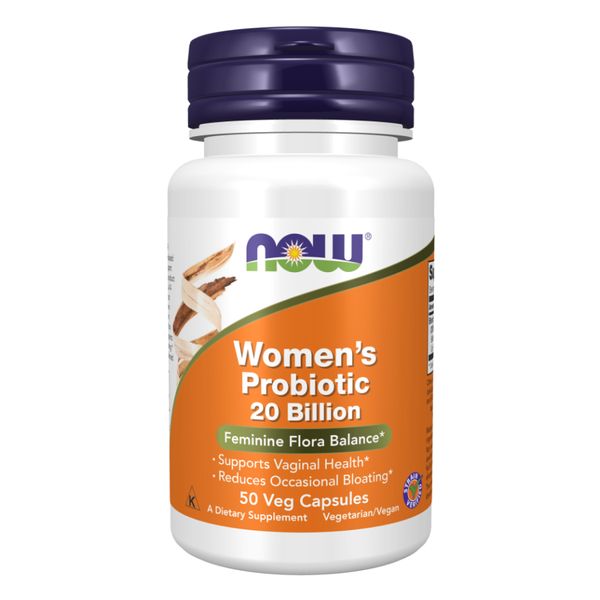 NOW Women's Probiotic 20 Billion 50 vcaps 2022-10-0690 фото