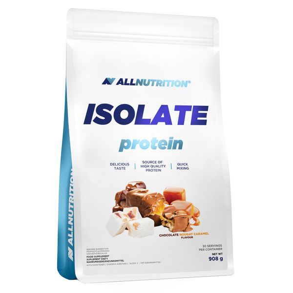 AllNutrition Isolate Protein Шоколад-Нуга-Карамель 908г 2022-10-3025 фото