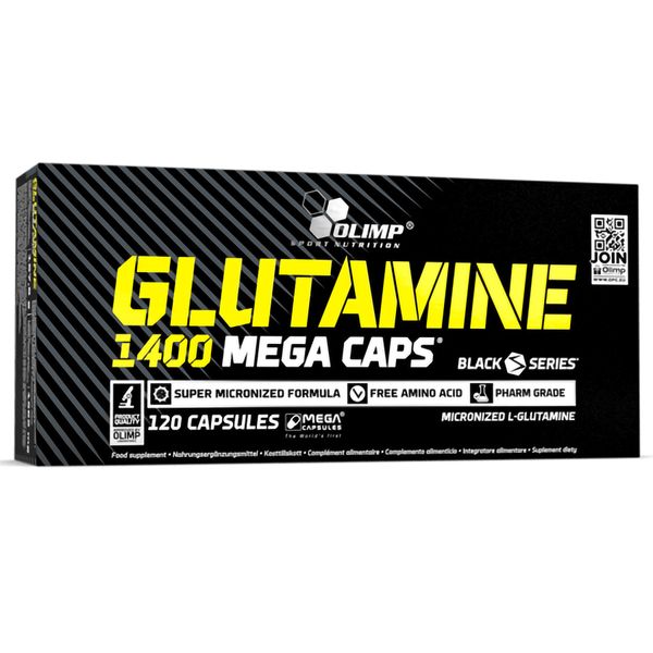 Olimp Glutamine 1400 Mega Caps 120 caps 01060-01 фото