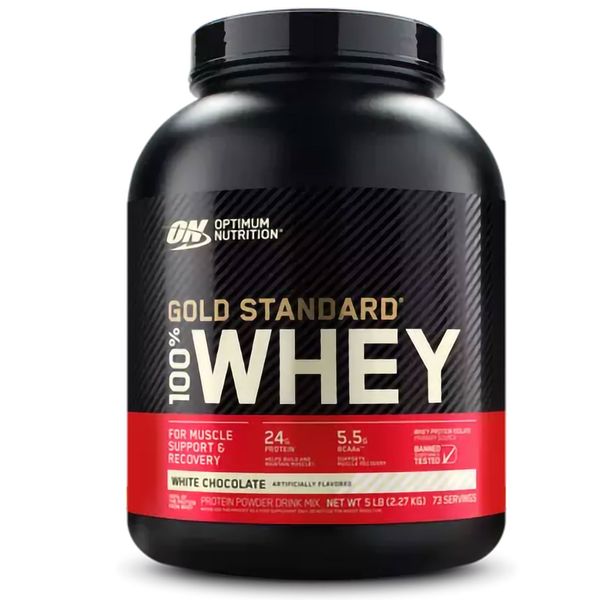 Optimum Nutrition 100% Whey Gold Standard Білий Шоколад 2,3кг 00112-14 фото