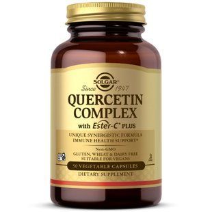 Solgar Quercetin Complex with Ester-C Plus 50 capsules 20312-01 фото